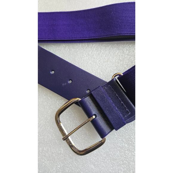 All Star Purple Baseball adult Belt THE HELIX- LIFETIME ELASTIC BELT 1570 - Picture 3 of 10